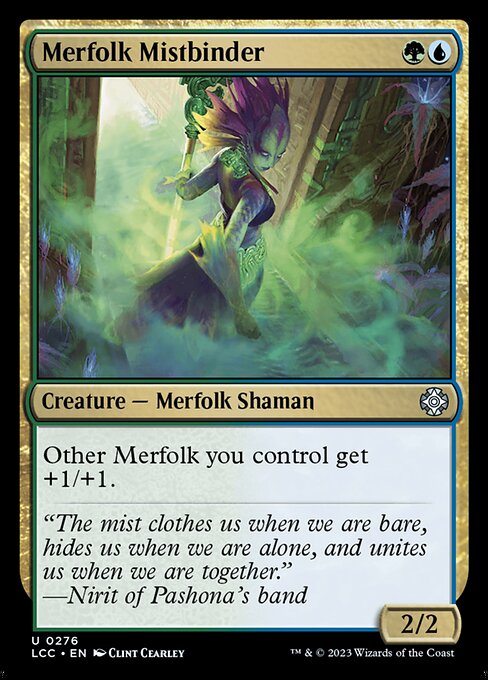 Merfolk Mistbinder highlighted card art