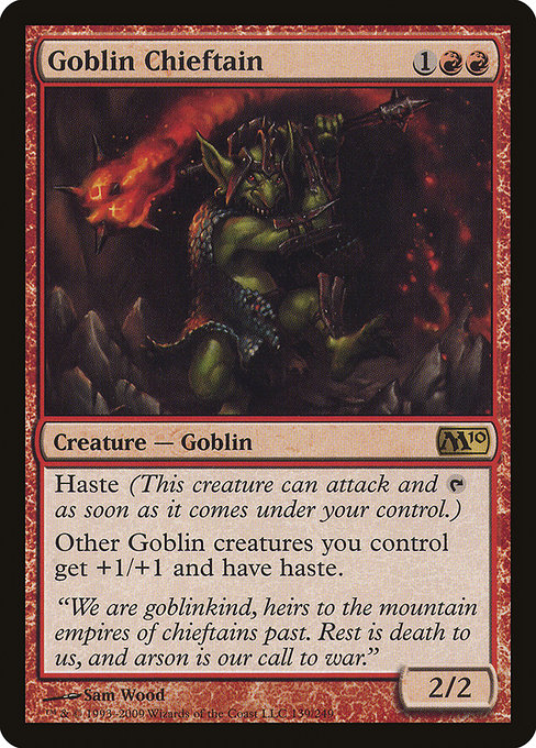 Goblin Chieftain from Magic 2010