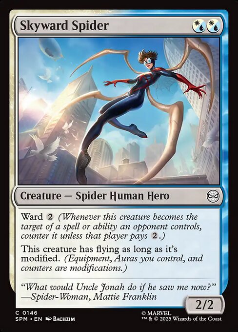 Skyward Spider highlighted card art