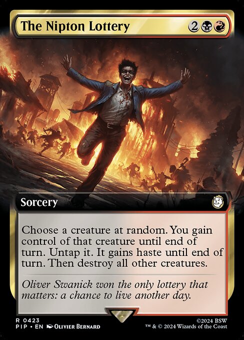 The Nipton Lottery from Fallout