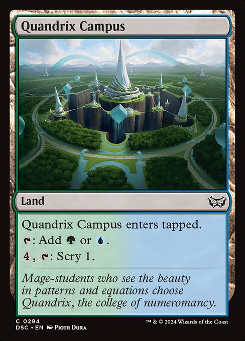 Quandrix Campus highlighted card art