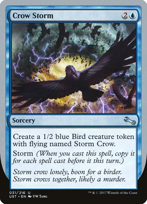 Crow Storm highlighted card art