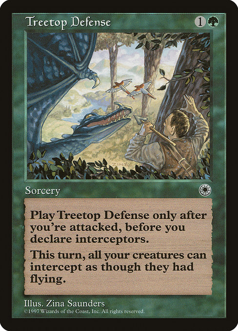 Treetop Defense highlighted card art