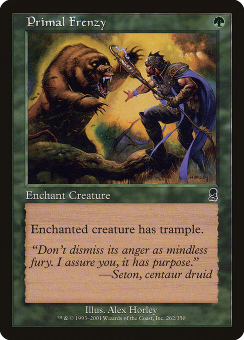 Primal Frenzy highlighted card art