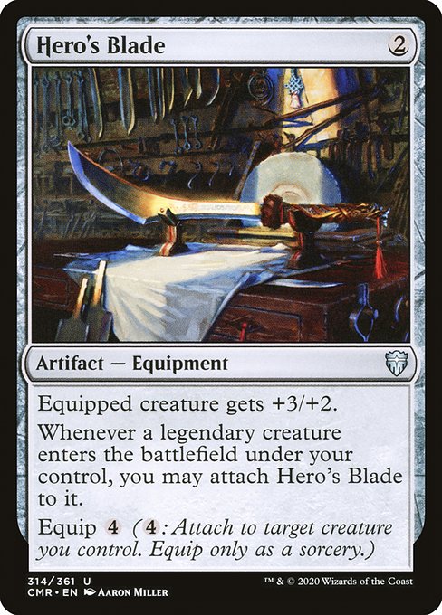 Hero's Blade from Commander Legends