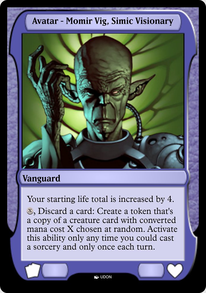 Momir Vig, Simic Visionary Avatar from Magic Online Avatars