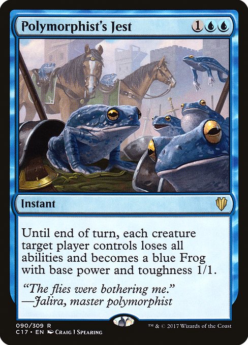 Polymorphist's Jest highlighted card art