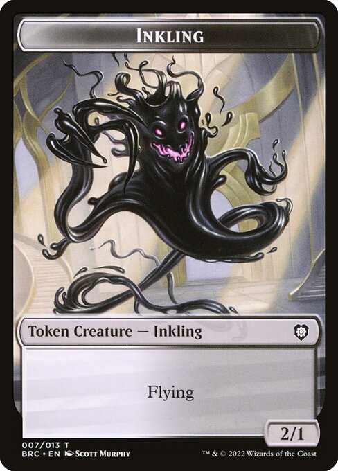 Inkling from The Brothers' War Commander Tokens