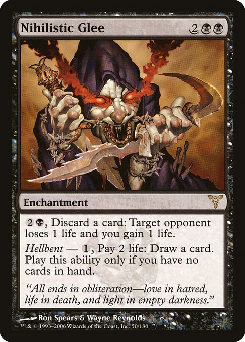 Nihilistic Glee highlighted card art