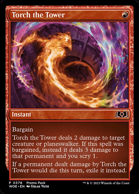 Torch the Tower from Wilds of Eldraine