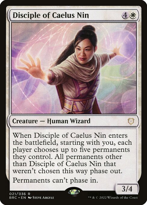 Disciple of Caelus Nin from The Brothers' War Commander