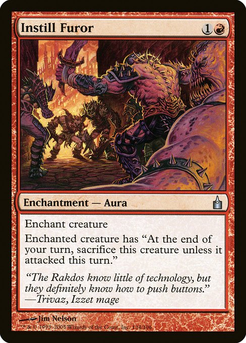 Instill Furor highlighted card art