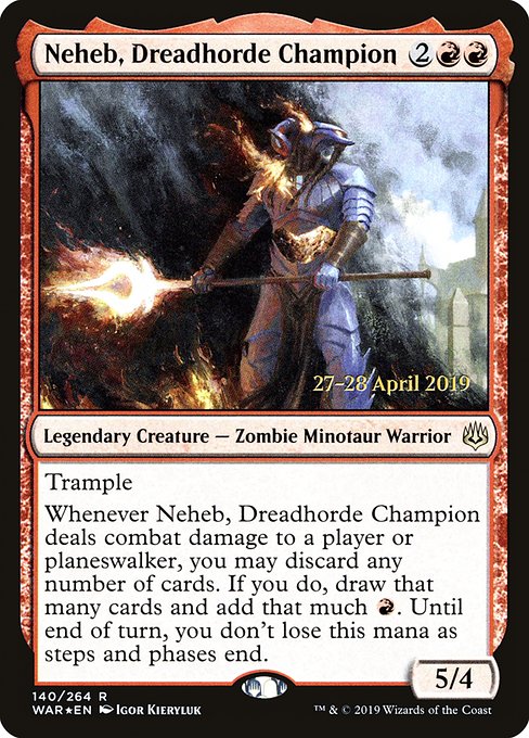 Neheb, Dreadhorde Champion from War of the Spark Promos