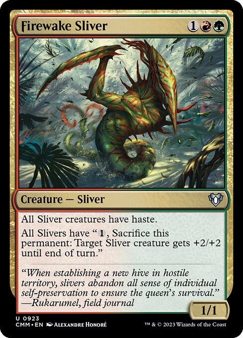 Firewake Sliver highlighted card art