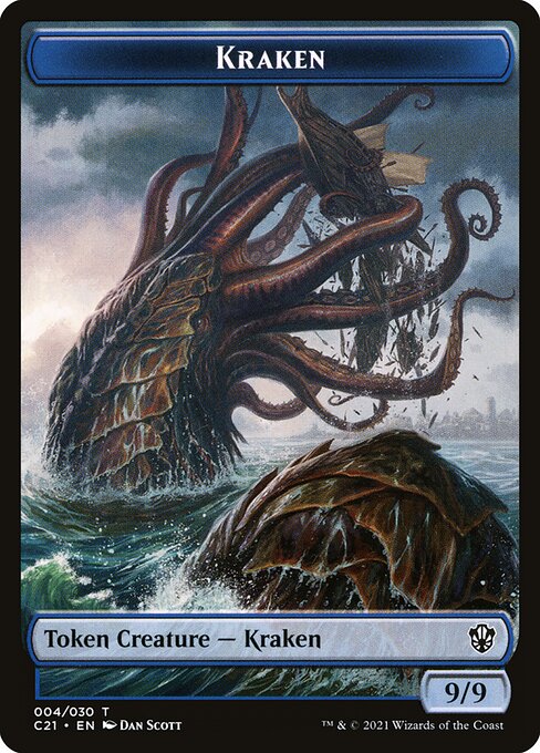 Kraken from Commander 2021 Tokens