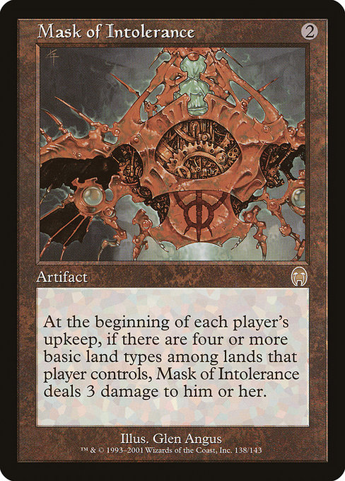 Mask of Intolerance highlighted card art