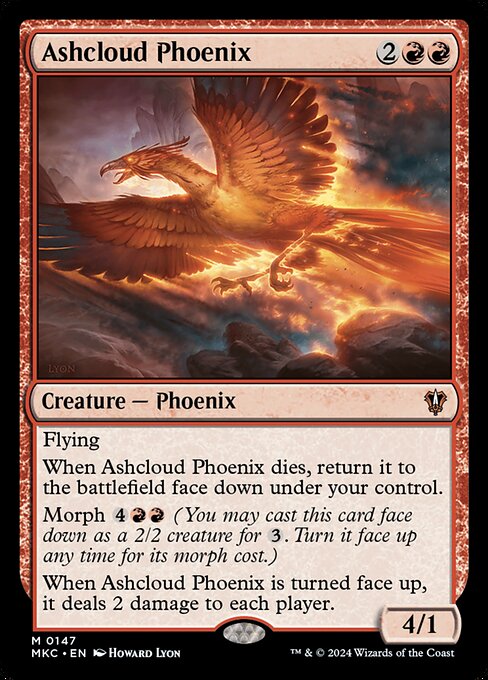 Ashcloud Phoenix highlighted card art