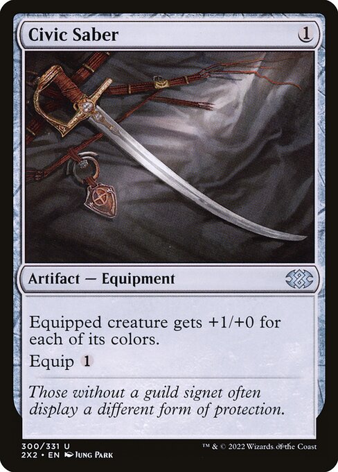 Civic Saber from Double Masters 2022