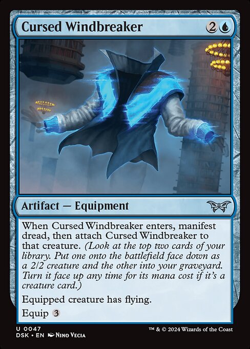 Cursed Windbreaker highlighted card art