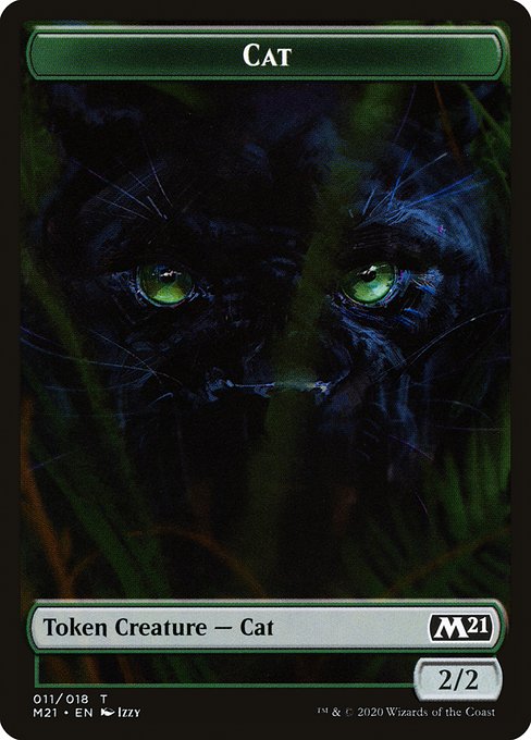 Cat from Core Set 2021 Tokens