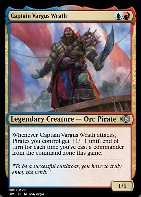 Captain Vargus Wrath highlighted card art
