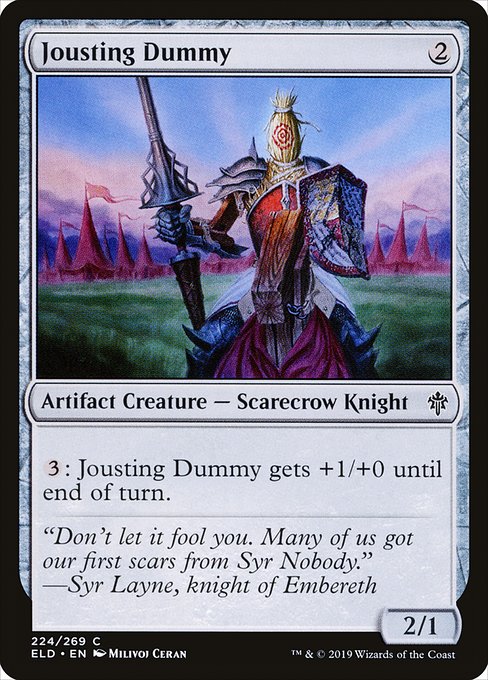 Jousting Dummy from Throne of Eldraine