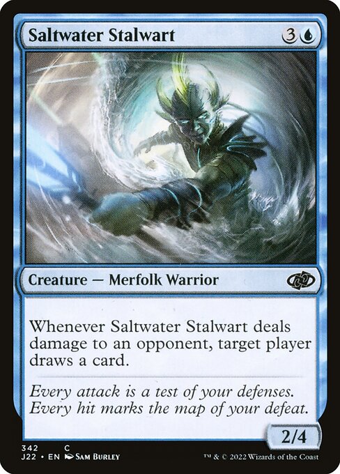 Saltwater Stalwart highlighted card art