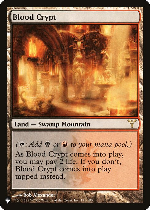 Blood Crypt from The List