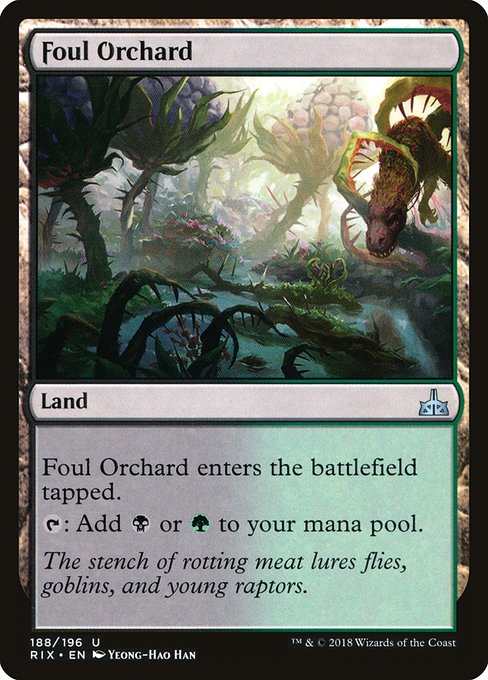 Foul Orchard from Rivals of Ixalan