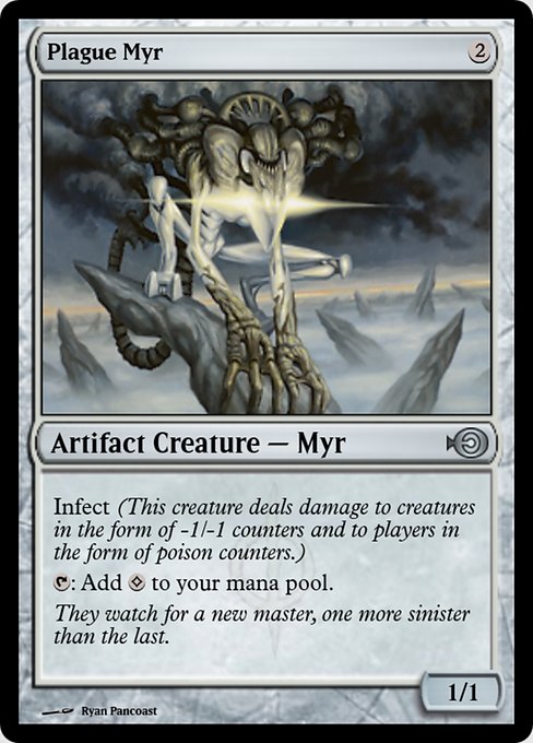 Plague Myr from Magic Online Promos