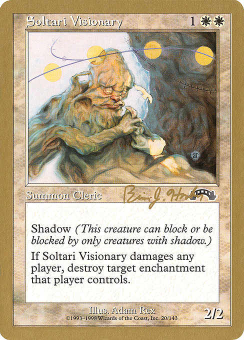 Soltari Visionary highlighted card art