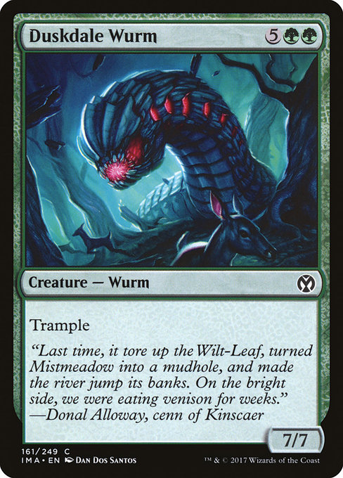 Duskdale Wurm highlighted card art