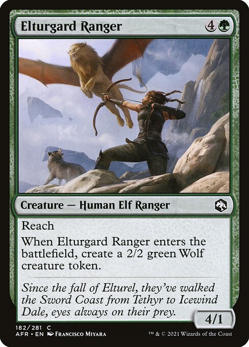 Elturgard Ranger highlighted card art