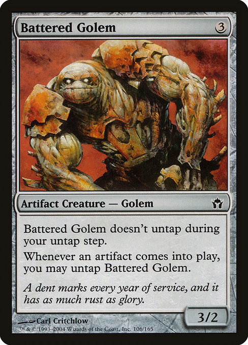 Battered Golem highlighted card art