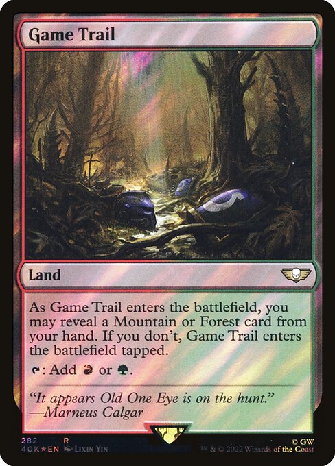 Game Trail from Warhammer 40,000 Commander