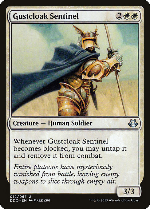 Gustcloak Sentinel highlighted card art