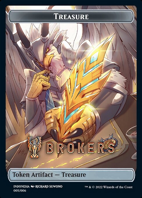 Treasure from Streets of New Capenna Southeast Asia Tokens