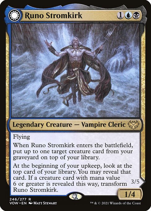 Runo Stromkirk // Krothuss, Lord of the Deep from Innistrad: Crimson Vow