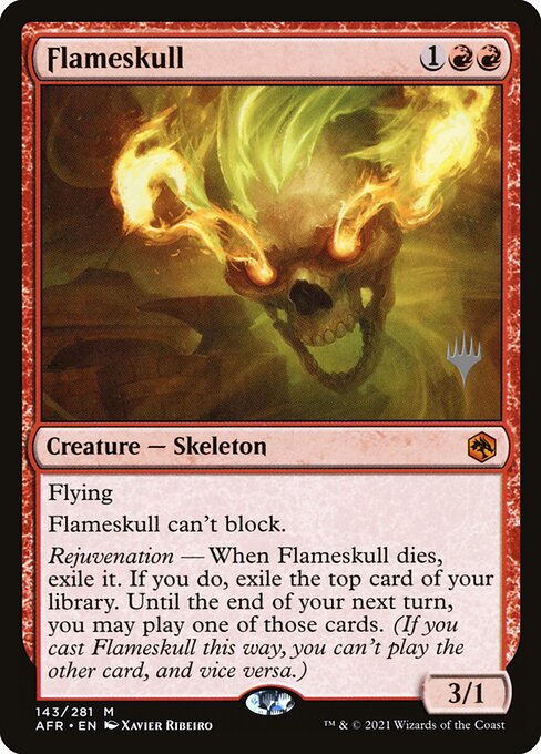 Flameskull from Adventures in the Forgotten Realms Promos