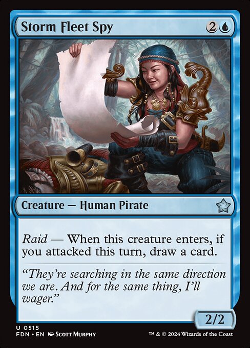 Storm Fleet Spy highlighted card art