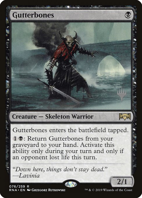 Gutterbones from Ravnica Allegiance Promos