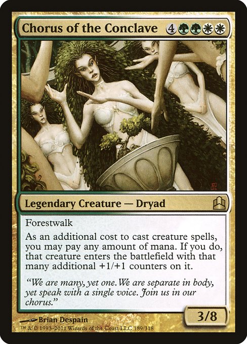 Chorus of the Conclave highlighted card art