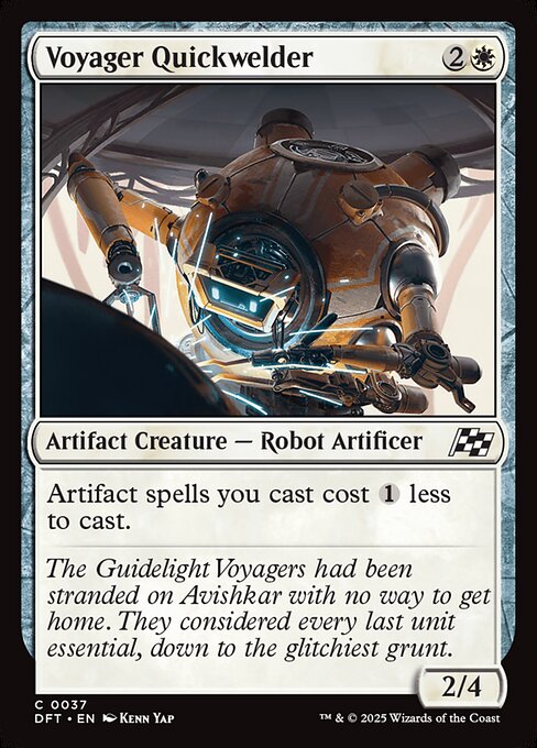 Voyager Quickwelder highlighted card art