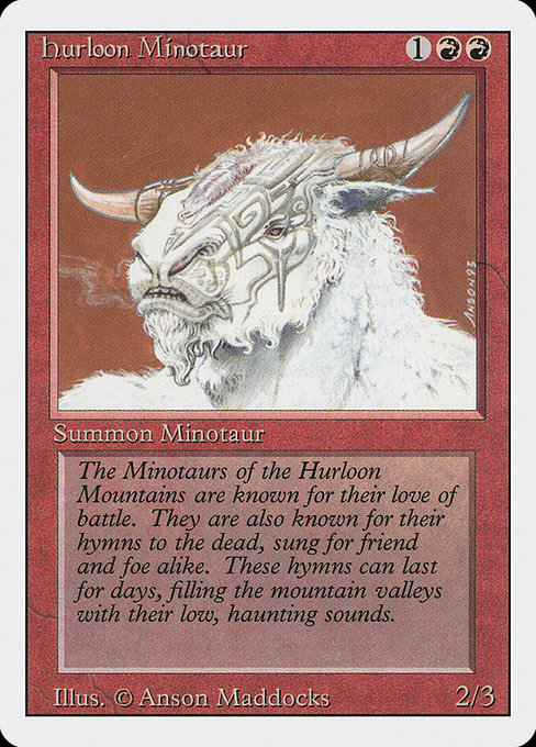 Hurloon Minotaur from Revised Edition