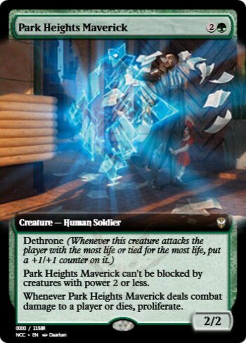 Park Heights Maverick highlighted card art