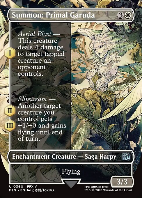 Summon: Primal Garuda from Final Fantasy