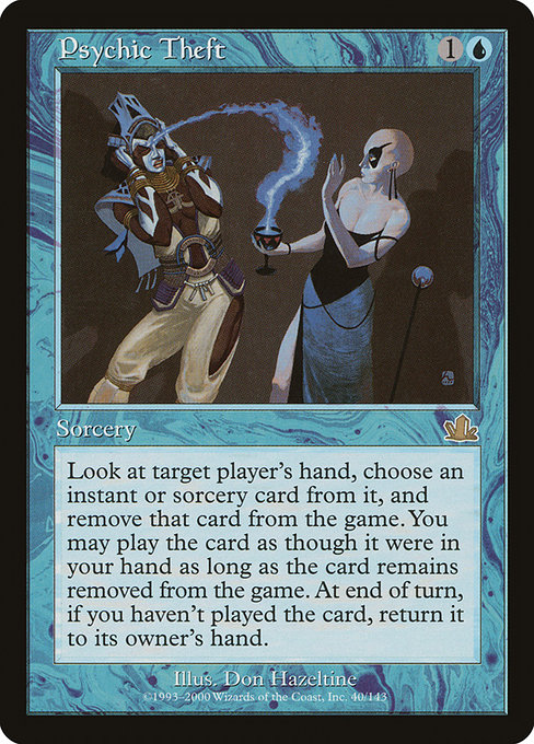 Psychic Theft highlighted card art