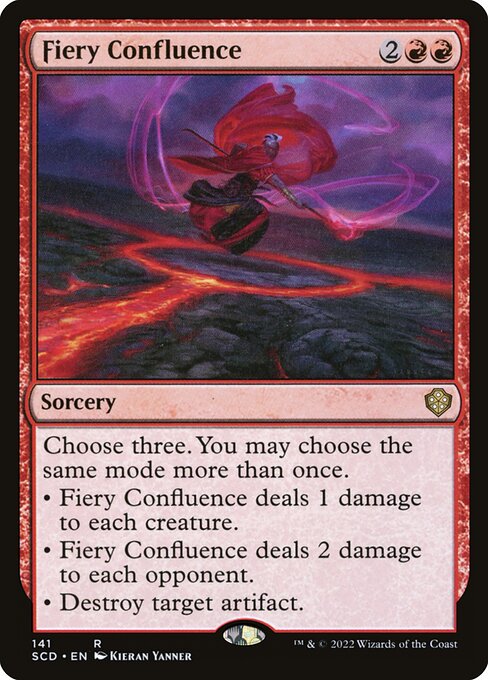 Fiery Confluence from Starter Commander Decks