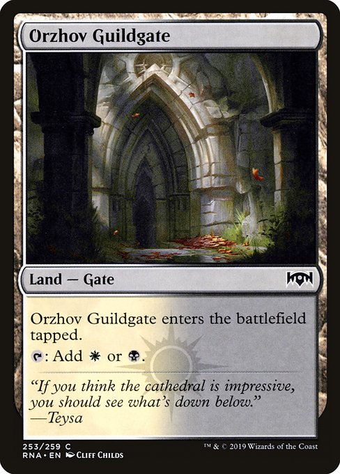 Orzhov Guildgate from Ravnica Allegiance