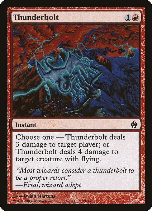 Thunderbolt from Premium Deck Series: Fire and Lightning